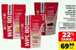 Carrefour Odżywka białkowa WPC 80 STANDARD ACTIVLAB różne rodzaje oferta