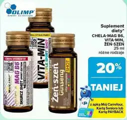 Carrefour Suplement diety Olimp Chela-Mag B6, Vita-Min, Żeń-szeń Ginseng shot oferta