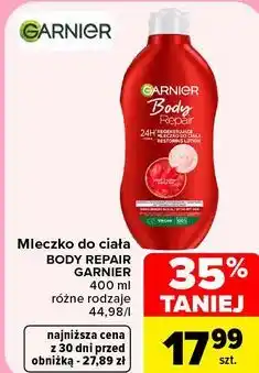 Carrefour Mleczko do ciała BODY REPAIR GARNIER oferta