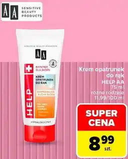 Carrefour Krem opatrunek do rąk HELP AA oferta
