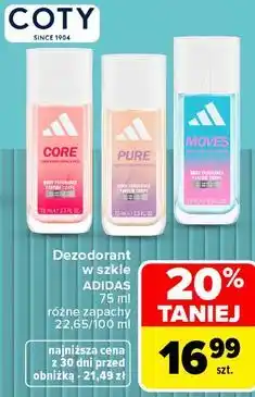 Carrefour Dezodorant w szkle ADIDAS oferta