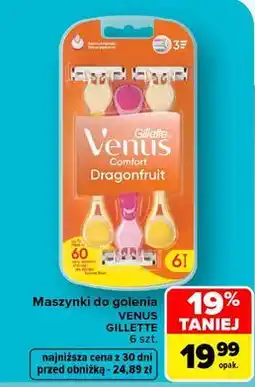 Carrefour Maszynki do golenia Venus Gillette Dragonfruit oferta