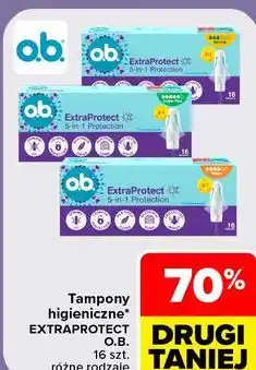 Carrefour Tampony higieniczne O.B. ExtraProtect oferta