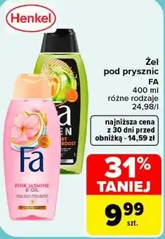 Carrefour Żel pod prysznic FA oferta