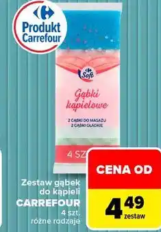 Carrefour Zestaw gąbek do kąpieli CARREFOUR oferta