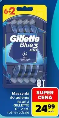 Carrefour Maszynki do golenia Gillette Blue 3 Plus oferta
