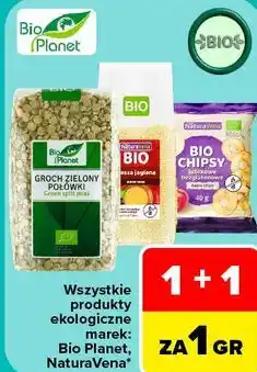 Carrefour Wszystkie produkty ekologiczne marek: Bio Planet, NaturaVena oferta