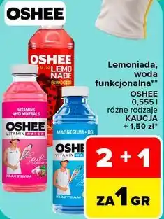 Carrefour Lemoniada, woda funkcjonalna OSHEE oferta