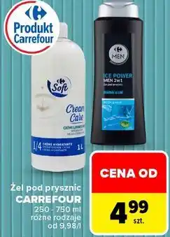 Carrefour Żel pod prysznic CARREFOUR oferta