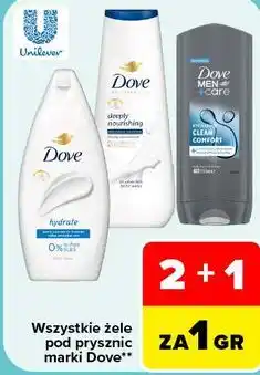 Carrefour Żele pod prysznic Dove oferta