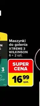 Carrefour Maszynki do golenia XTREME 3 Wilkinson 6+2 szt oferta