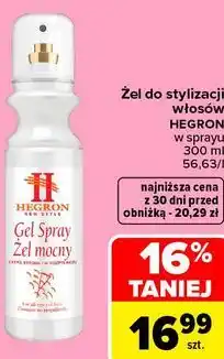 Carrefour Żel do stylizacji włosów HEGRON oferta