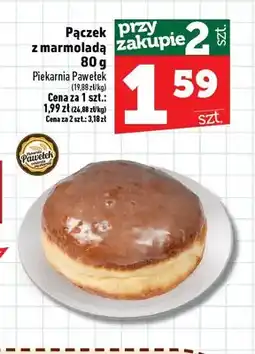 Topaz Pączek z marmoladą Piekarnia Pawełek oferta