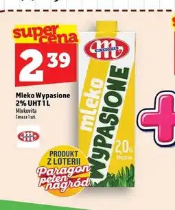 Topaz Mleko UHT Wypasione Mlekovita 2% oferta