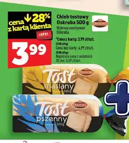 Topaz Chleb tostowy maślany Oskroba oferta
