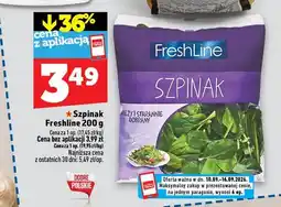 Topaz Szpinak FreshLine oferta
