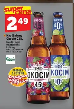 Topaz Napój piwny Okocim malina z borówką oferta
