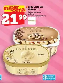 Topaz Lody Carte D'Or Les Desserts Cappuccino oferta