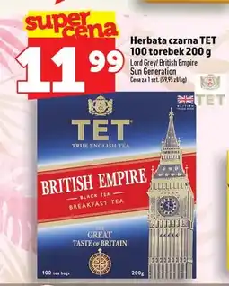 Topaz Herbata czarna TET Lord Grey oferta