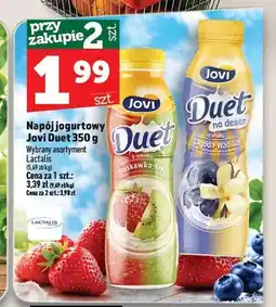 Topaz Napój jogurtowy Jovi Duet jagoda-wanilia oferta