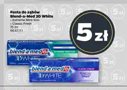 Netto Pasta do zębów Blend-a-Med 3D White Classic Fresh oferta