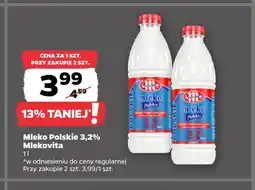 Netto Mleko polskie Mlekovita 3,2% oferta