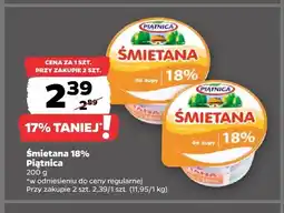 Netto Śmietana Piątnica 18% oferta
