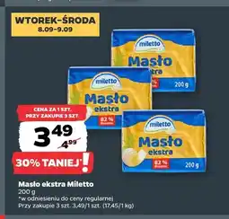 Netto Masło ekstra Miletto oferta