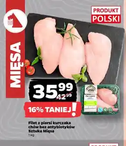 Netto Filet z piersi kurczaka chów bez antybiotyków Sztuka Mięsa oferta
