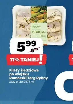 Netto Filety śledziowe po wiejsku Pomorski Targ Rybny oferta