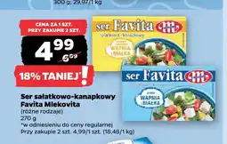 Netto Ser sałatkowo-kanapkowy Favita Mlekovita oferta