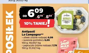 Netto Antipasti oliwki La Campagna oferta