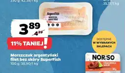 Netto Morszczuk argentyński filet bez skóry SuperFish oferta
