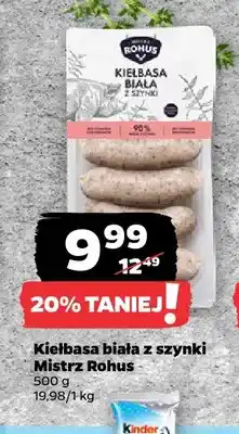 Netto Kiełbasa biała z szynki Mistrz Rohus oferta