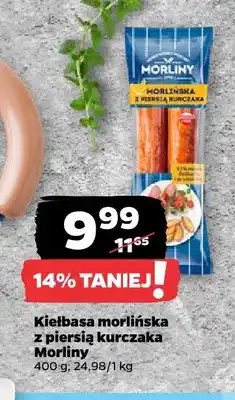 Netto Kiełbasa morlińska z piersią kurczaka Morliny oferta