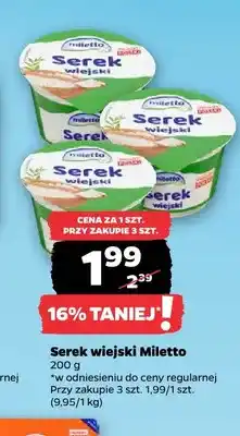 Netto Serek wiejski Miletto oferta