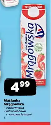 Netto Maślanka truskawkowa Mrągowska oferta