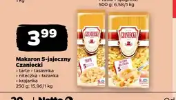 Netto Makaron 5-jajeczny tarte Czaniecki oferta