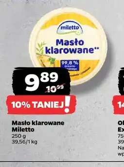 Netto Masło klarowane Miletto oferta