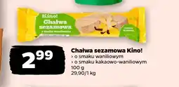 Netto Chałwa sezamowa o smaku waniliowym Kino! oferta