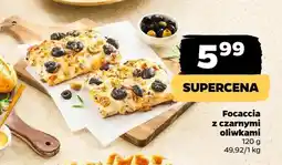 Netto Focaccia z czarnymi oliwkami oferta