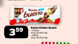 Netto Baton Kinder Bueno Classic oferta