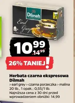 Netto Herbata czarna ekspresowa Dilmah Earl Grey oferta