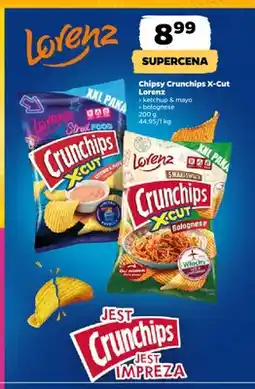 Netto Chipsy Crunchips X-Cut ketchup & mayo Lorenz oferta