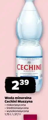 Netto Woda mineralna gazowana średnionasycona Cechini Muszyna oferta