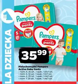 Netto Pieluchomajtki Pampers Active Baby Pants rozm. 4 oferta