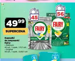 Netto Kapsułki do zmywarki Fairy Platinum oferta