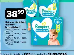 Netto Pieluchy dla dzieci Pampers Active Baby rozm. 2 oferta