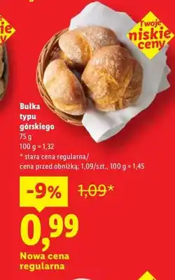 Lidl Bułka typu górskiego oferta