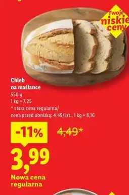 Lidl Chleb na maślance oferta